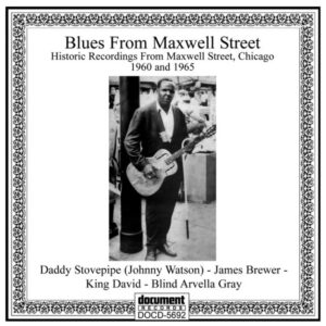 Blues From Maxwell Street Front Cover featured Arvellla Grey