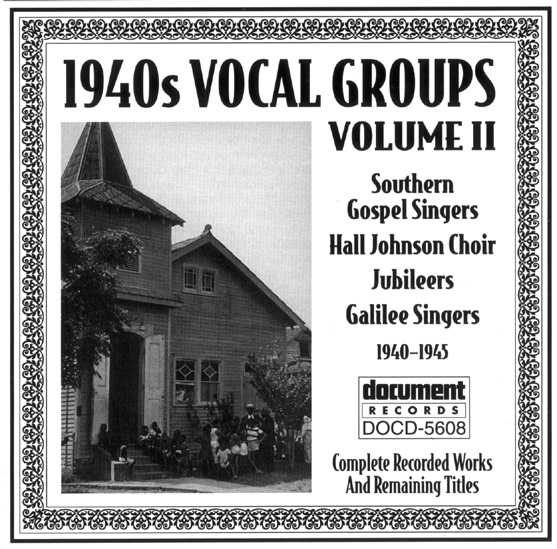1940s Vocal Groups - Various Artists - Complete Recorded Works Vol 2 (1940-1945). CD album.