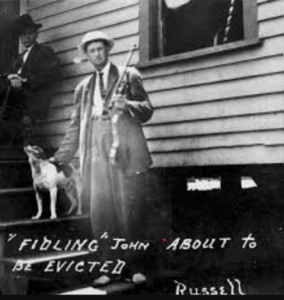 Fiddlin’ John About to Be Evicted 1914