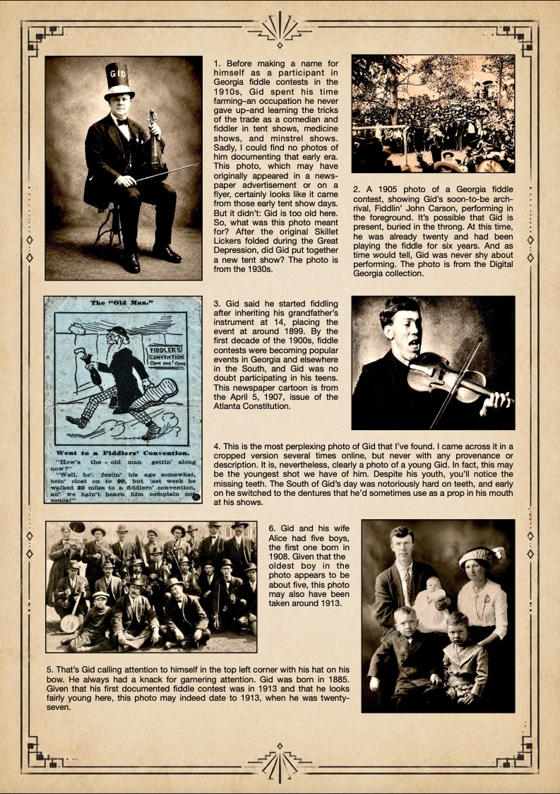 100 years of The Skillet Lickers - Richard Bowman - Photos And Ephemra - Preview page