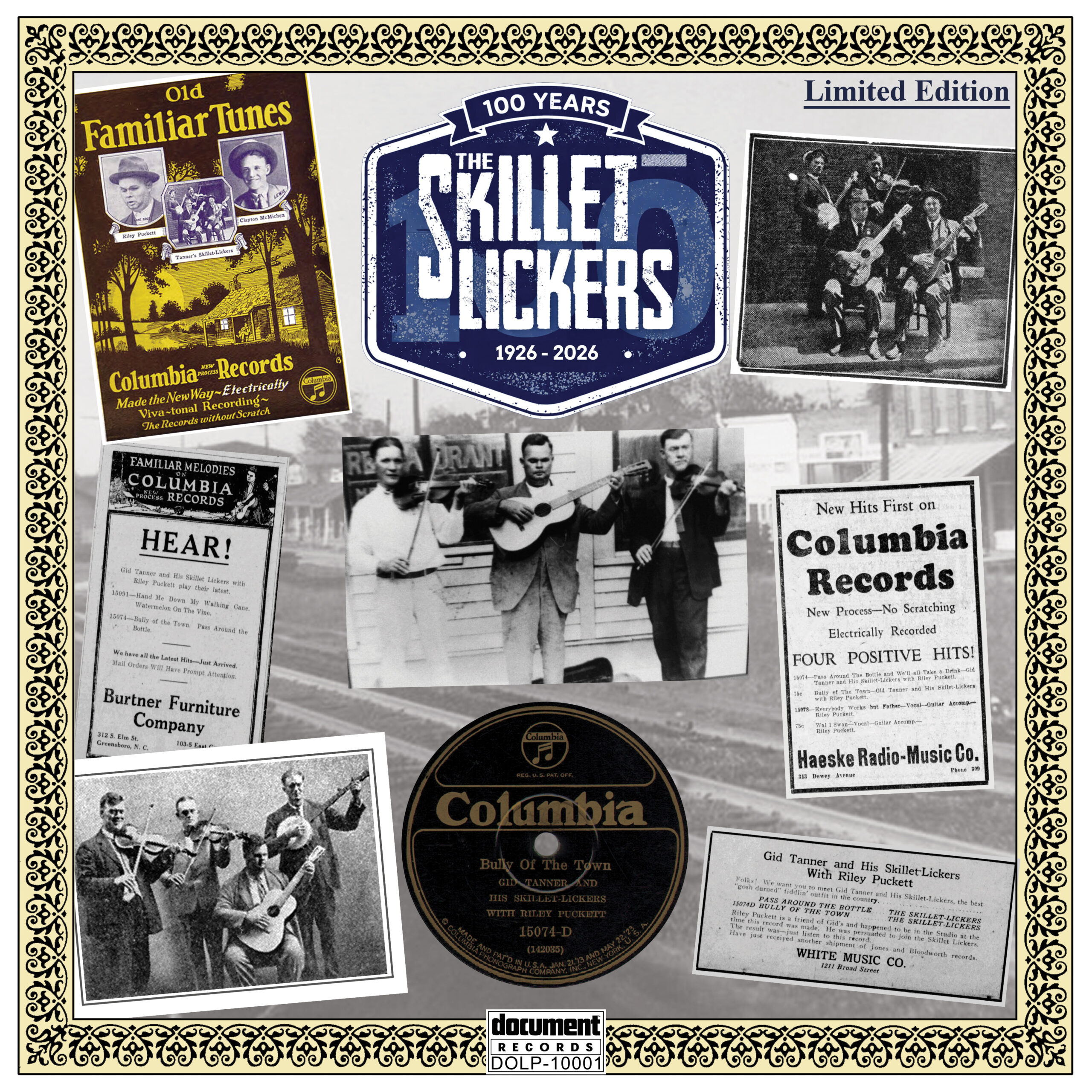 The Skillet Lickers 100th Anniversary Album (1926–2026) – Limited Edition Vinyl cover art