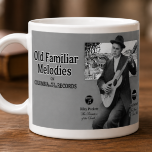 Riley Puckett Old Familiar Melodies ceramic mug